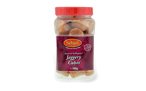 Nerafinēts cukurniedru cukurs (Jaggery) gabaliņos, 500g