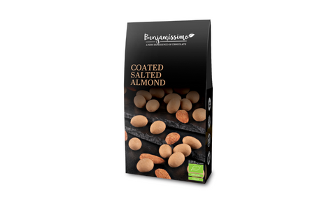 Sālītas mandeles šokolādes pārklājumā BIO, 60g